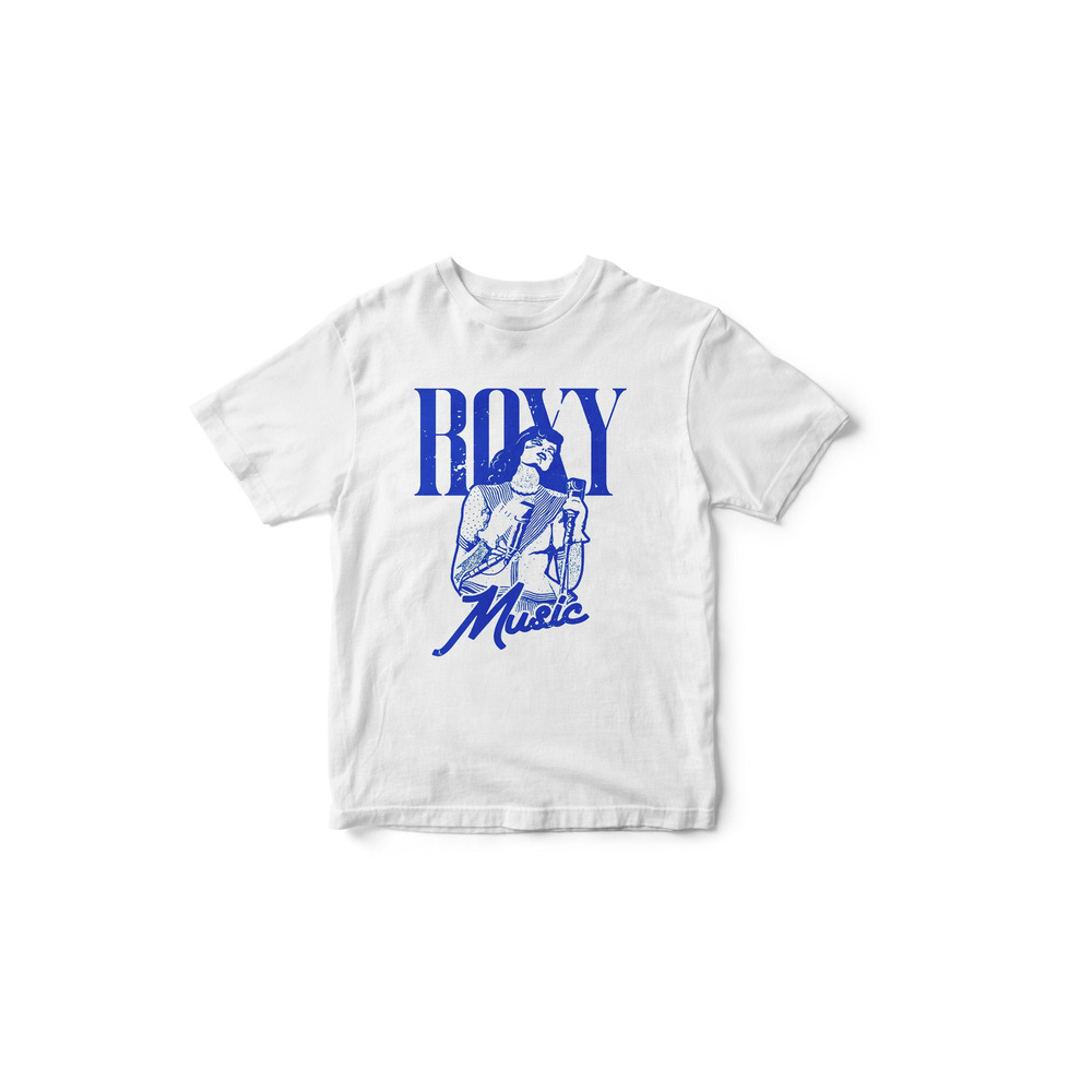 Band Logo Shirt Roxy Music Guitars Logo T-Shirt